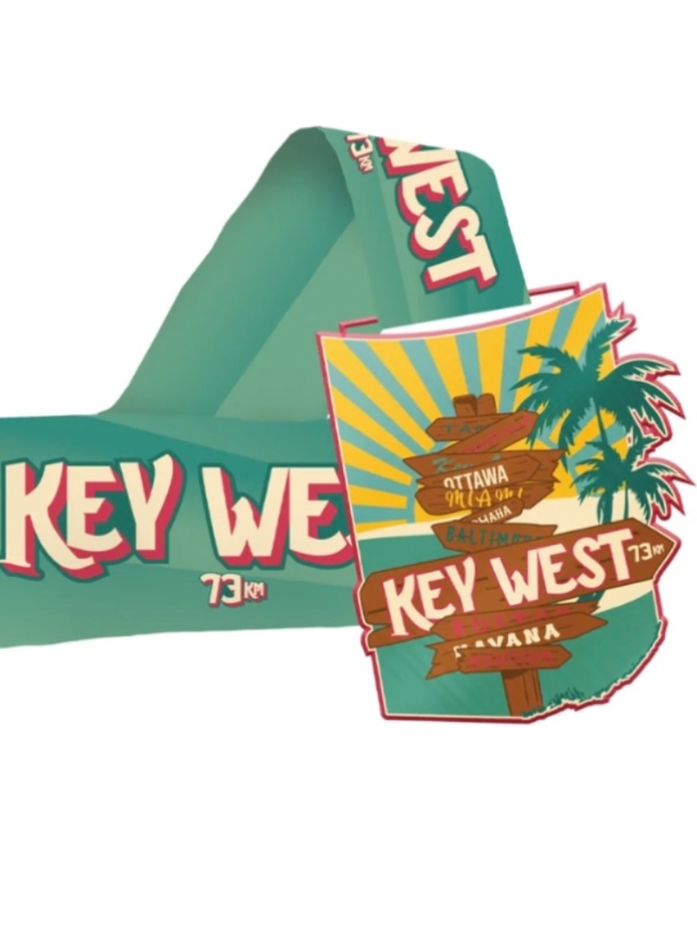 Key West Virtual challenge medal
